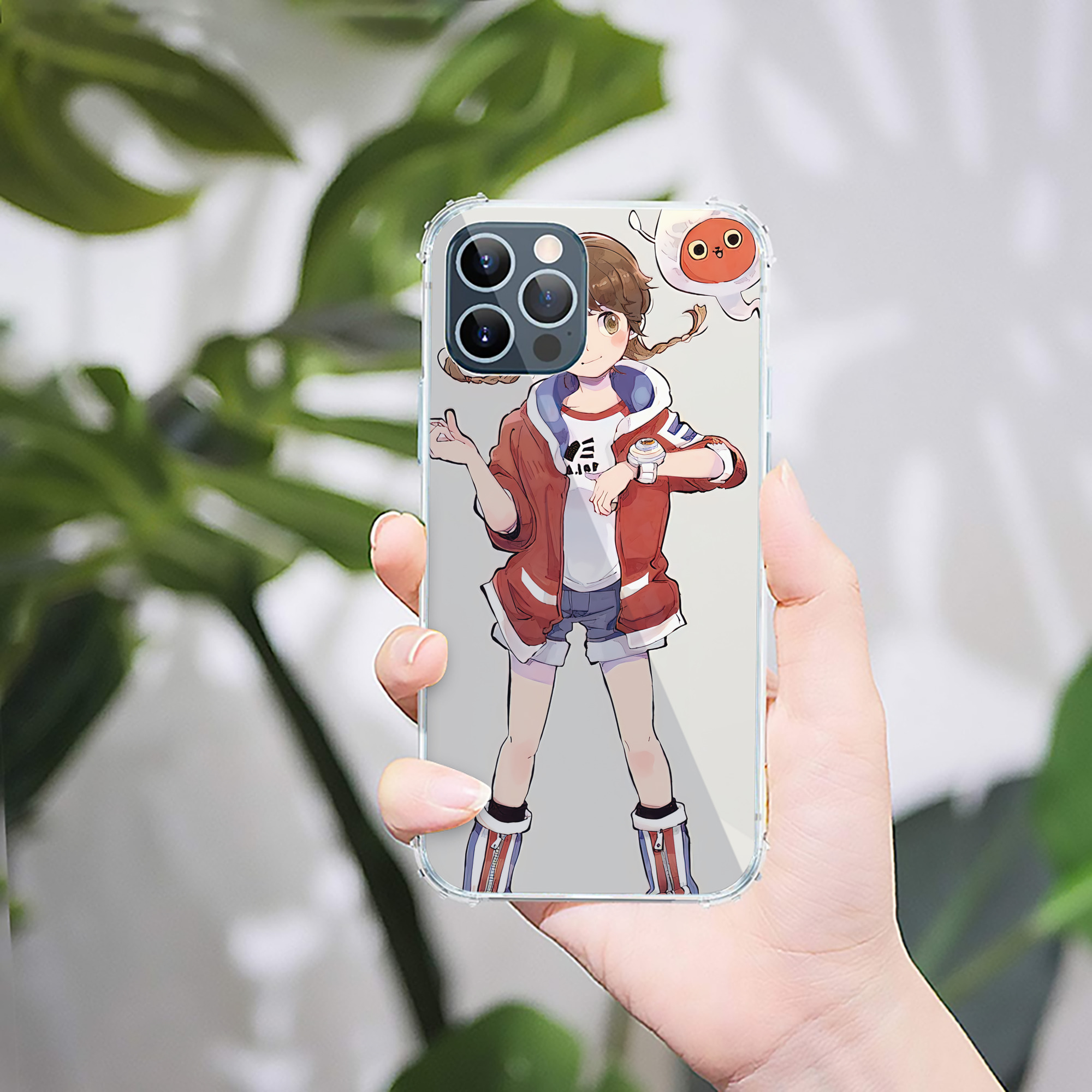 （画像用） 妖怪ウォッチ Yo-kai Watch 【iPhone 12シリーズ対応】透明スマホケース（クリアソフトケース）